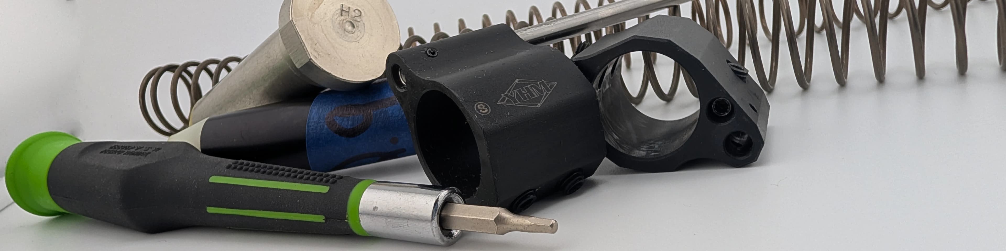 The 16" AR-10 host used for the 7.62 tuning comparison