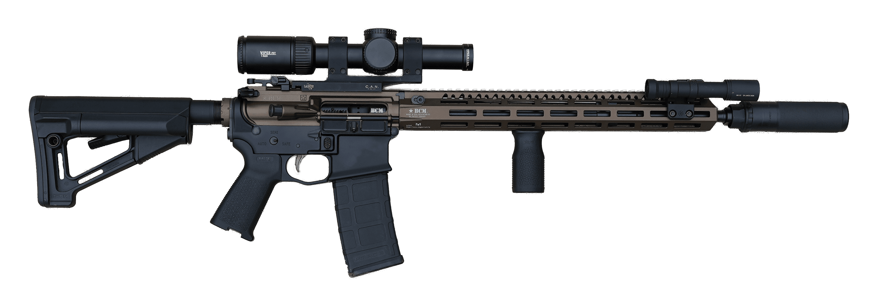 AR-15 5.56 — annotated diagram